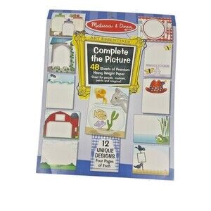 Melissa Doug Complete Picture 12 Unique Designs Home School Missing 6 of 48